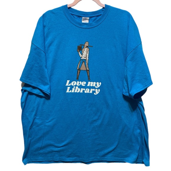 Chic Reader LOVE MY LIBRARY Tee Tshirt 3XL EUC! 13007 - Picture 2 of 5